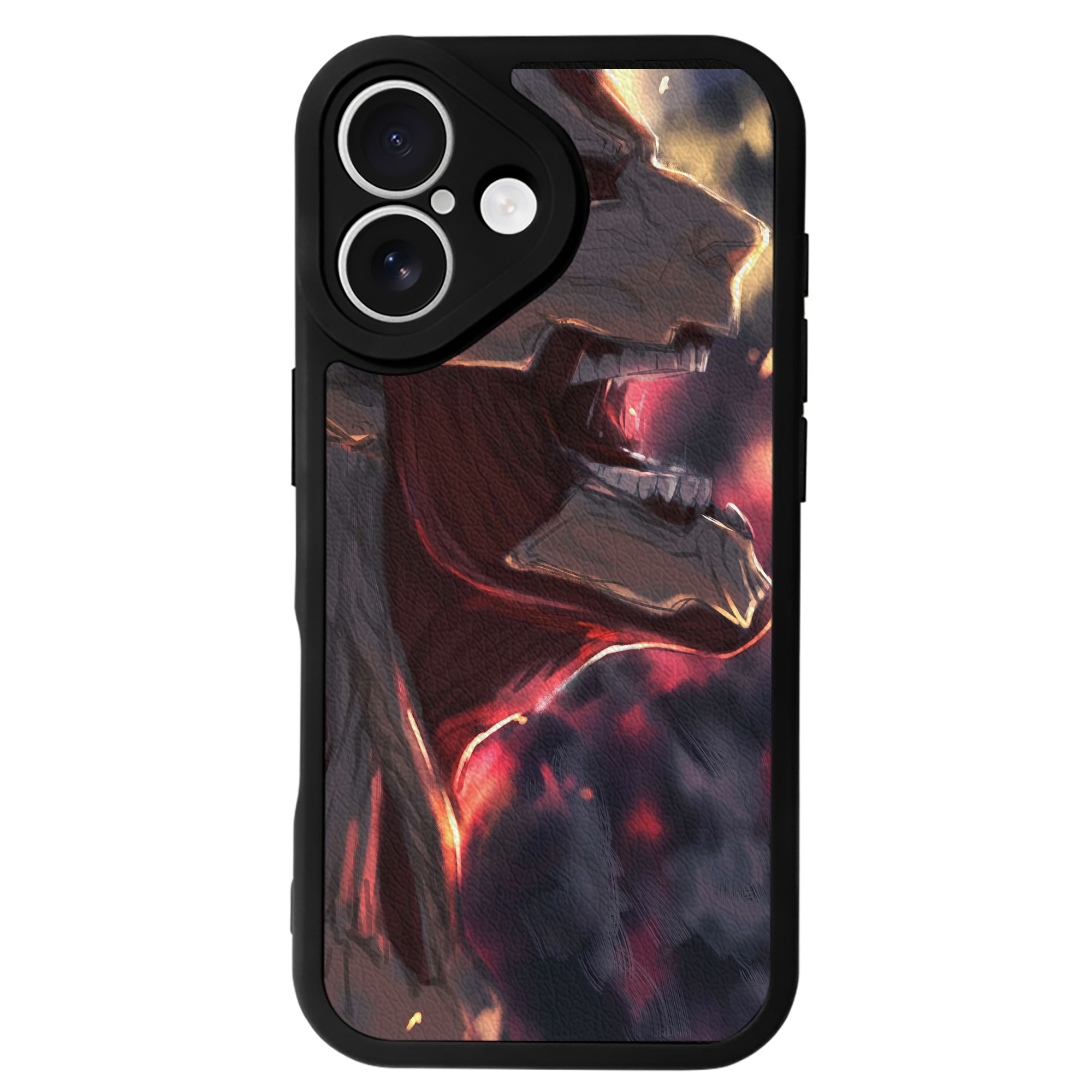 （画像用） 進撃の巨人 Attack on Titan 【iPhone 16シリーズ対応】シリコンスマホケース（レザー調） 材質：シリコン